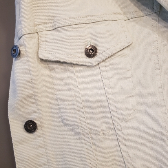 Womance light green XS oversized jeans jacket - Picture 3 of 6